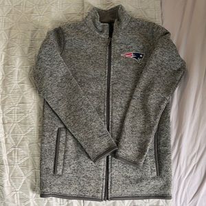 New England Patriots zip up sweatshirt